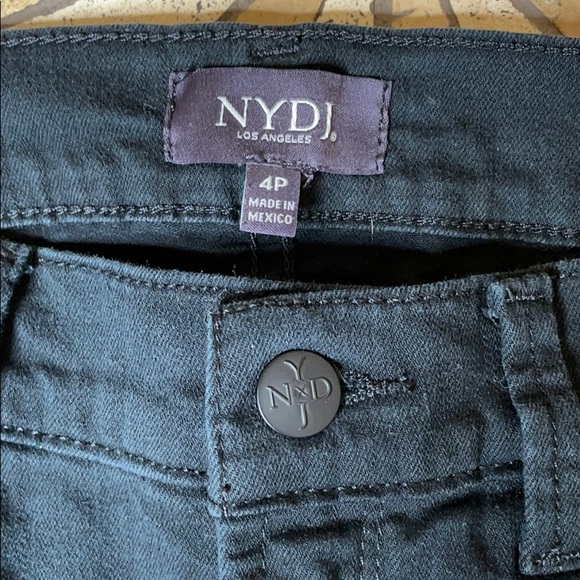 NYDJ Dayla Bottom Cuff Mid Rise Capri Jeans 4P - Picture 5 of 15
